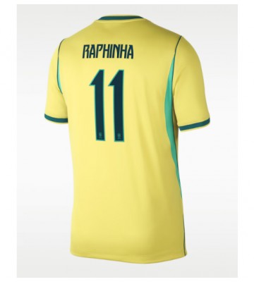 Brasilien Raphinha Belloli #11 Hjemmebanetrøje VM 2026 Kortærmet
